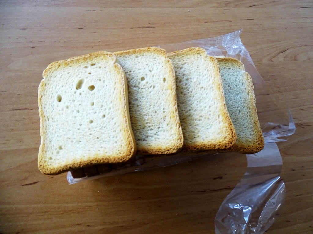 Rusk bread production line