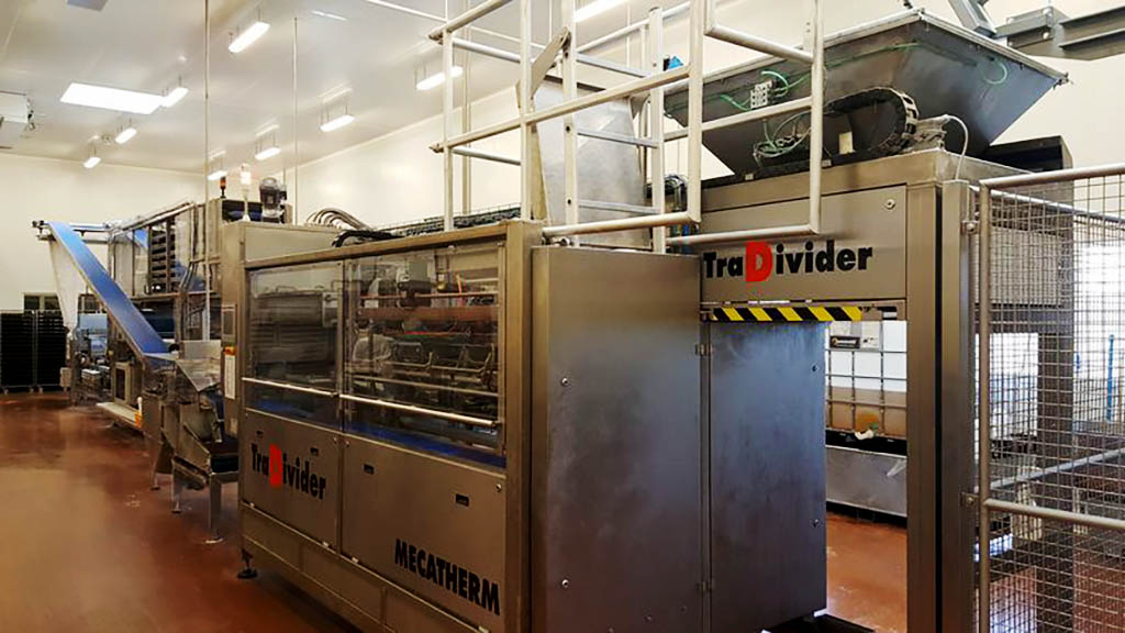 Mecatherm baguette moulding line