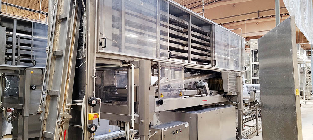 Mecatherm par baked bun/ baguette line